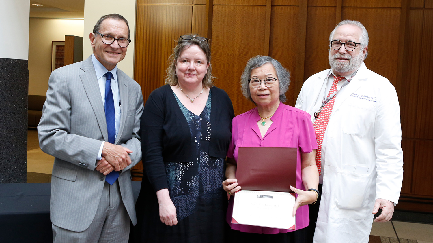 Anne Hong receives a Gold Key Award