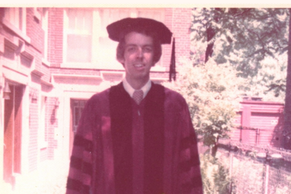 Photo: James Soderberg, MD’75 on his graduation day, June 13, 1975.